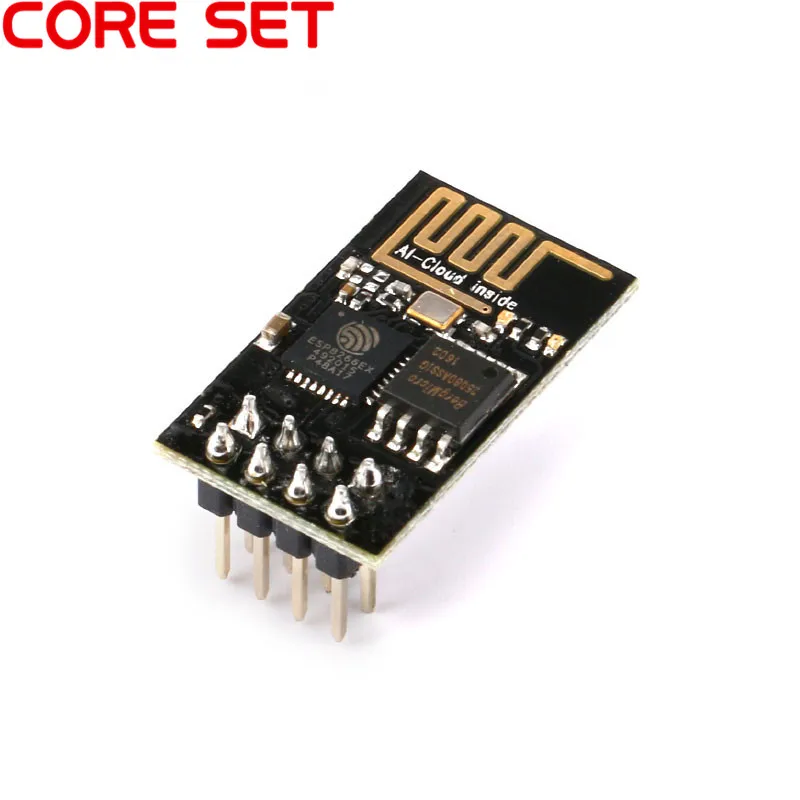 ESP 01 01S ESP8266 Серийный порт WIFI беспроводной модуль 07 07S 12S 12E 12F чип трансивер|Детали и