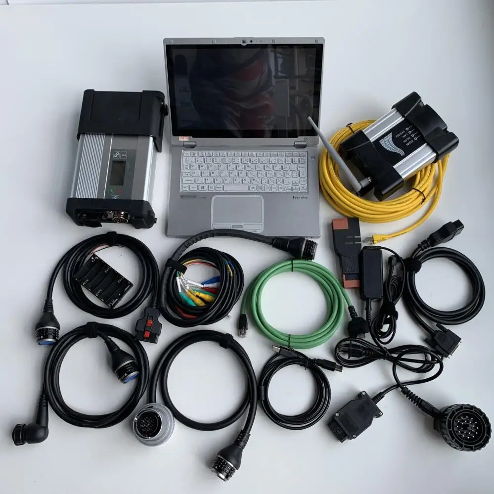 

Для Bmw Icom Next Wifi Mb Star c5 программное обеспечение 2 в 1 Ssd с ноутбуком CF-ax2 Cpu i5 Ram 8g кабели полный комплект диагностики