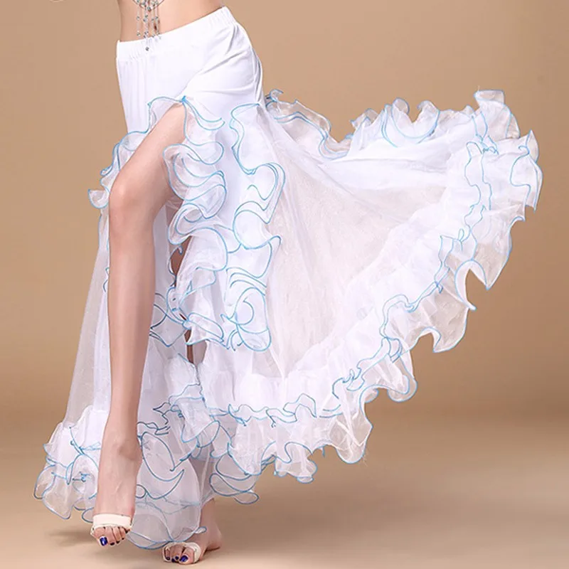 Длинные Цыганские Юбки Bellydance Юбка Дешевые Танец Живота Костюм Индийский Одежда Мода Костюмы Danza Del Ventre Болливуда