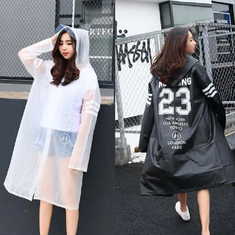 WINSTBROK Ladies Raincoat Long Raincoats for Men Waterproof Rain Coat Women Hooded Impermeable Rainwear Jackets Poncho | Дом и сад