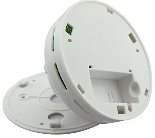 

SmartYIBA Smoke Sensor Infrared Photoelectronic Sensor Fire Alarm Smoke Detector Flashing Light Alarm Sound for Home Security