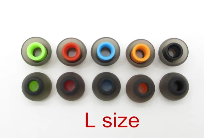 5Pair L size 5 пар 4,5 мм Силиконовые амбушюры для наушников TRN KZ TFZ - Цвет: 5Pair L size