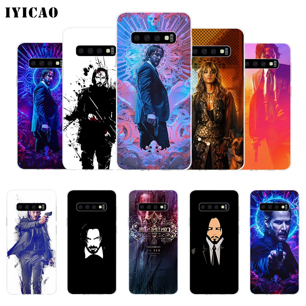 Мягкий силиконовый чехол для телефона IYICAO John Wick Chapter 3 Samsung Galaxy S10e S10 S9 S8 Plus S7 Edge