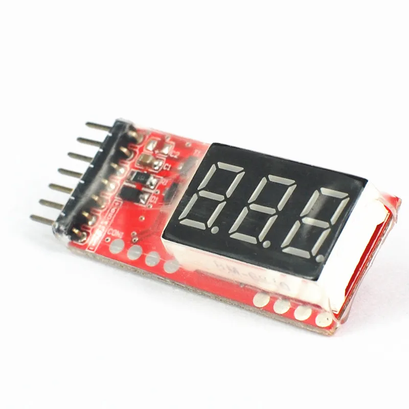 Тестер с индикатором напряжения литий полимерных аккумуляторов 2S 6S 7 4 22 2 в|battery