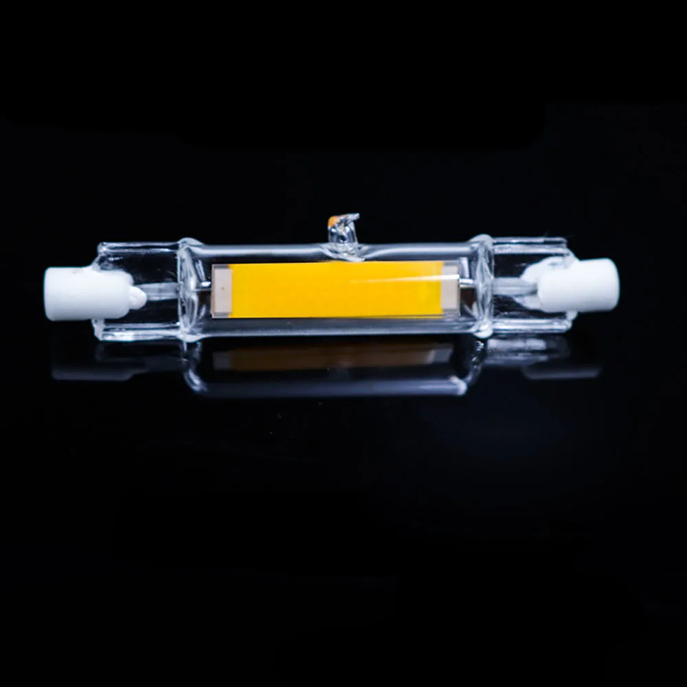 R7s j118 j78 r7s 4 Вт 78 мм 500лм светодиодные лампы led cob 8 118 1000ЛМ лампа AC220-240V заменить
