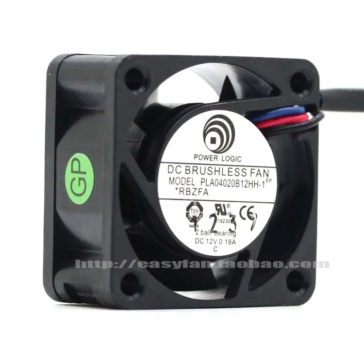 

Новый POWER LOGIC PLA04020B12HH-1 4 см 12V 0.18A двойной шарикоподшипник Вентилятор охлаждения