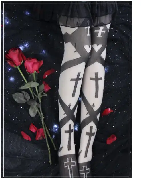 

Summer Thorns Cross Lolita Sweet Stockings