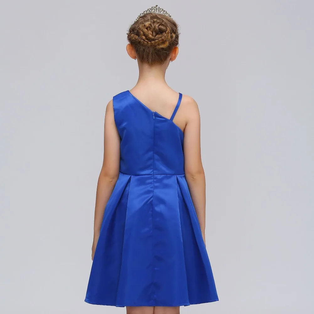Ladystreet New Summer Sleeveless Children's Wedding Party Dress Shoulder Bow Princess Robe Dresses Girls Flower | Детская одежда и