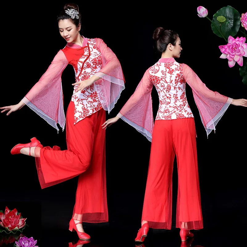 Традиционная народная и этническая танцевальная одежда китайские народные