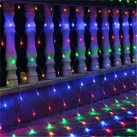 3x2m 320leds net mesh string light garland twinkle star outdoor garden wedding party window curtain fairy holiday decor