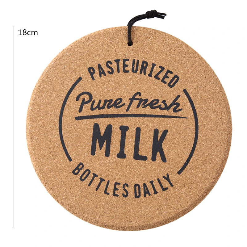 2 шт. набор пробковых деревянных подстаканников коврик для кофейных чашек чайный