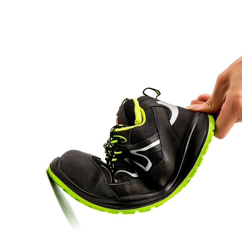 Британский стиль мужская повседневная Рабочая обувь со стальным мыском открытый