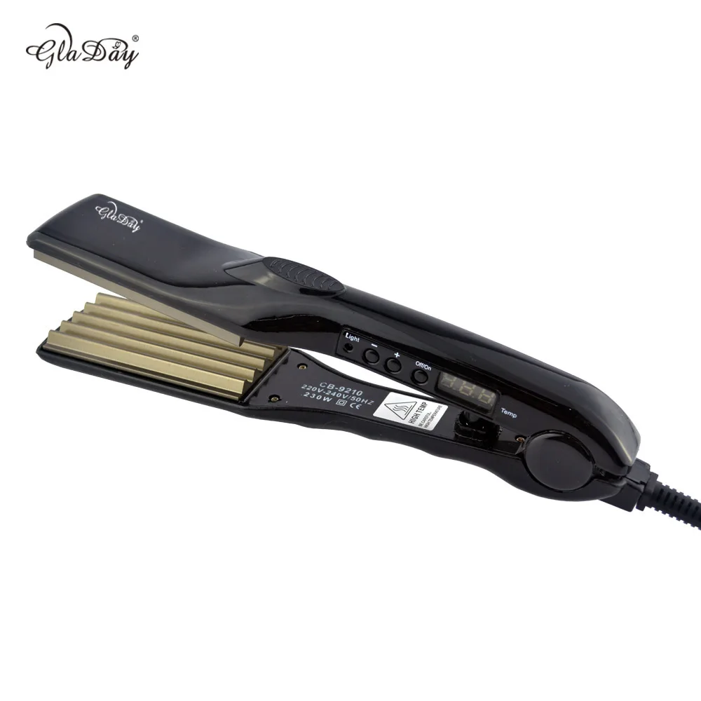 Высококачественный щипцы для завивки волос профессиональный выпрямитель