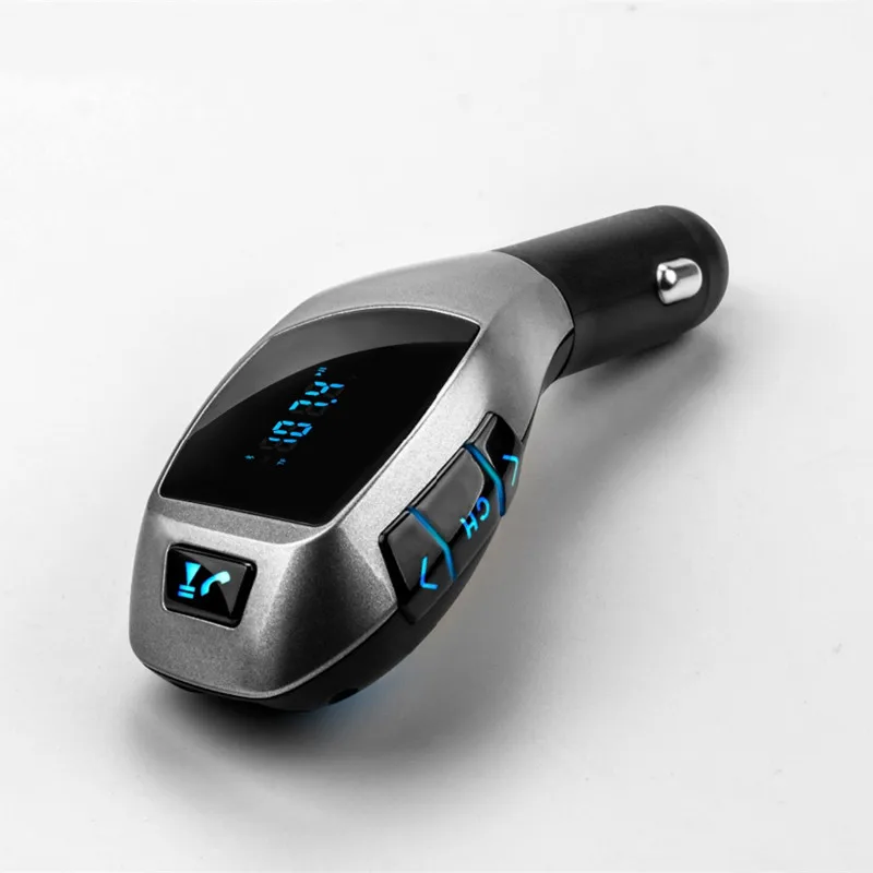 Автомобильный FM трансмиттер 2016 X5 с Bluetooth музыкальный mp3 плеер Радио адаптер