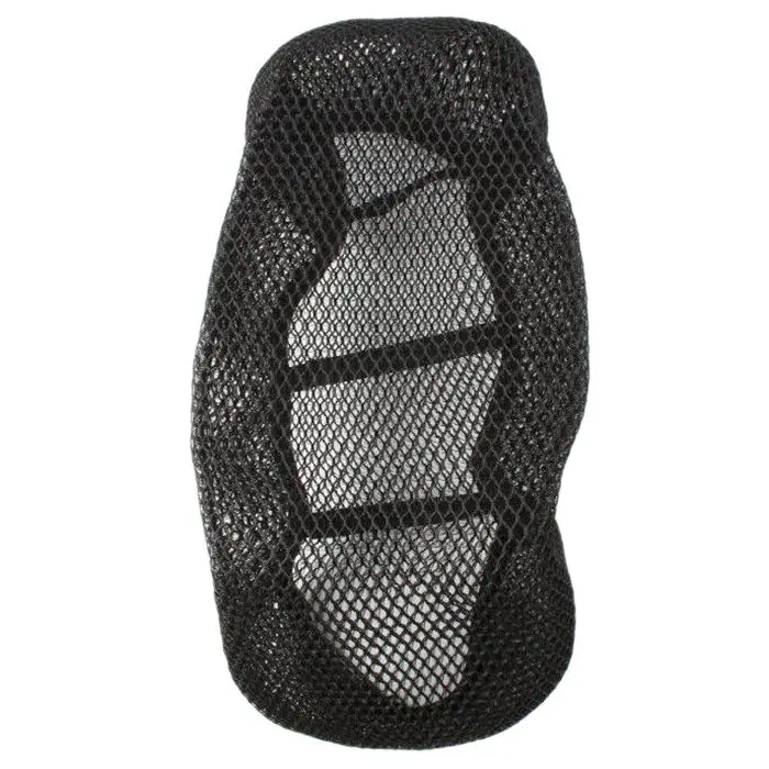 AUTO -Protection Cover in Polyester fiber Motorcycle Saddle Seat Rear Pad 3D Black L |