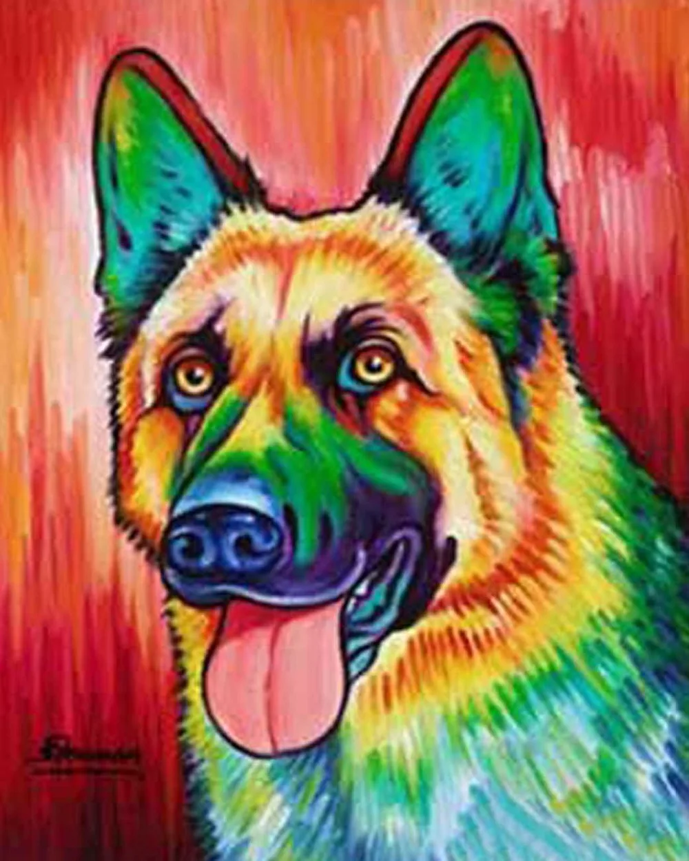 Алмазная живопись huskies dogs алмазная вышивка Стразы | Дом и сад