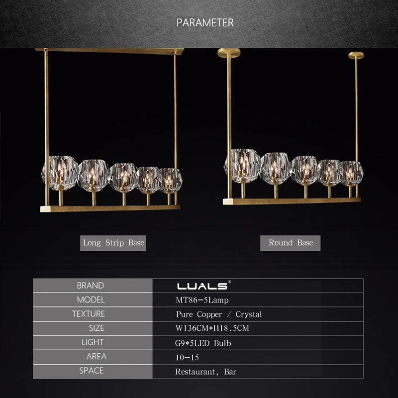 Современный подвесной светильник из чистой меди высококлассный жилой роскошный