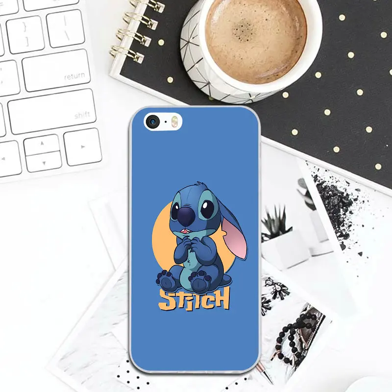 Mobile Phone Accessories Case for iPhone 8 7 6 6S Plus X XR XS Max 5 5S SE 5C 4S 4 Bags Hot Lilo and Stitch Ohana Sweety |