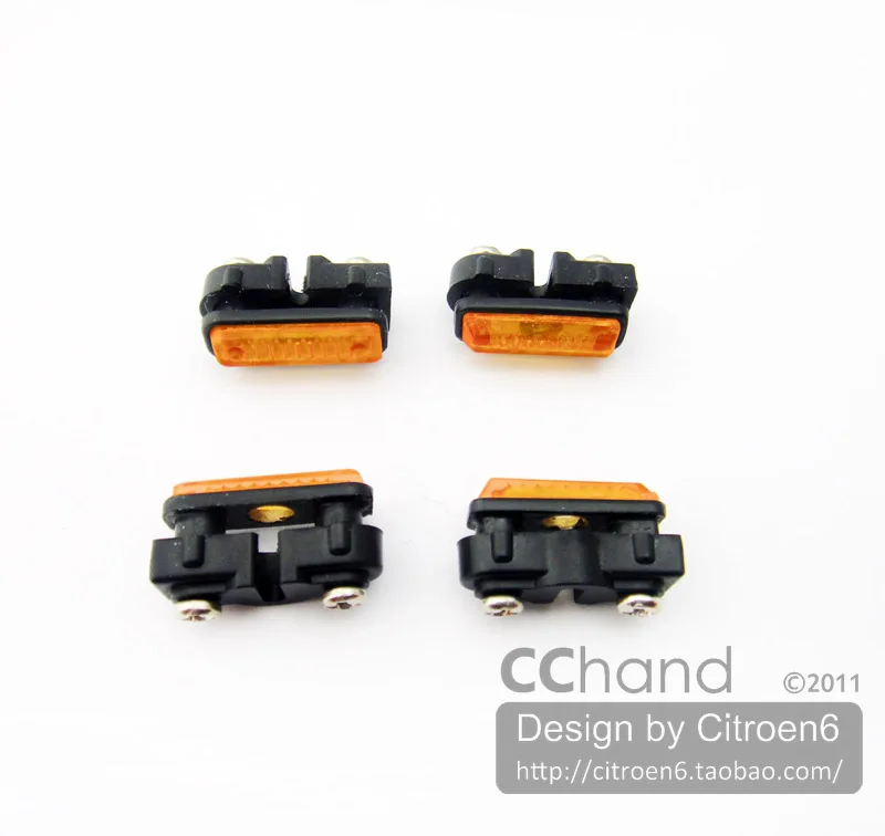 CChand боковая Поворотная лампа объектив в сборе кузов аксессуары для 1/10 TAMIYA Hilux Bruiser