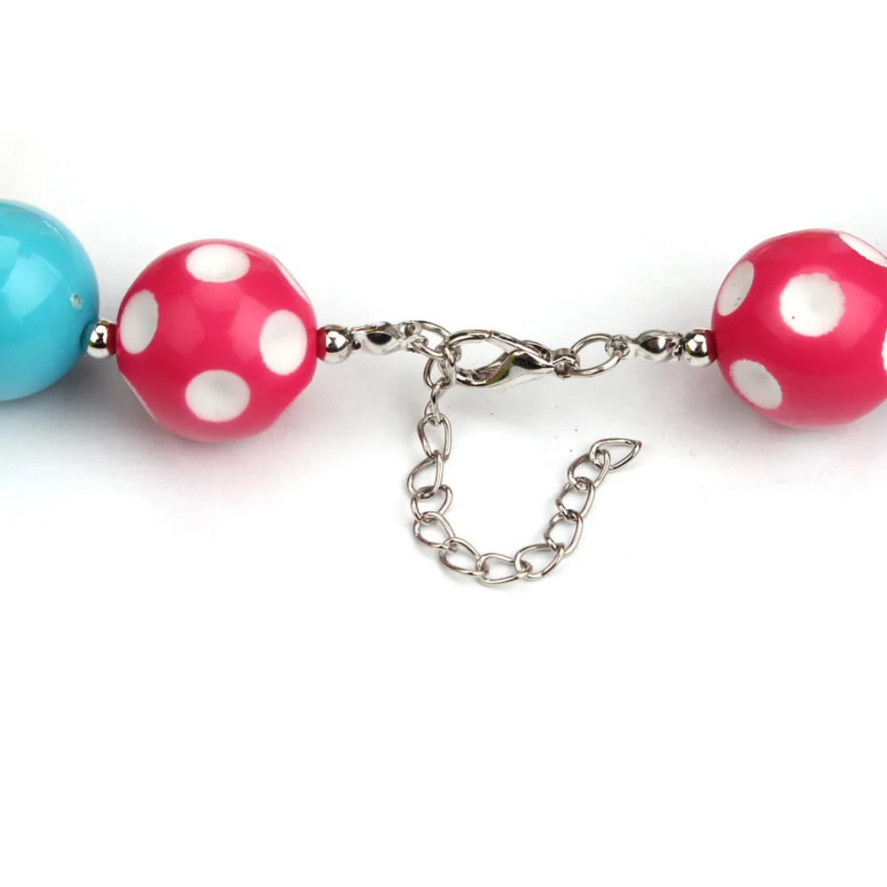 Vcmart/2 комплекта милое массивное ожерелье в горошек с большими бусинами