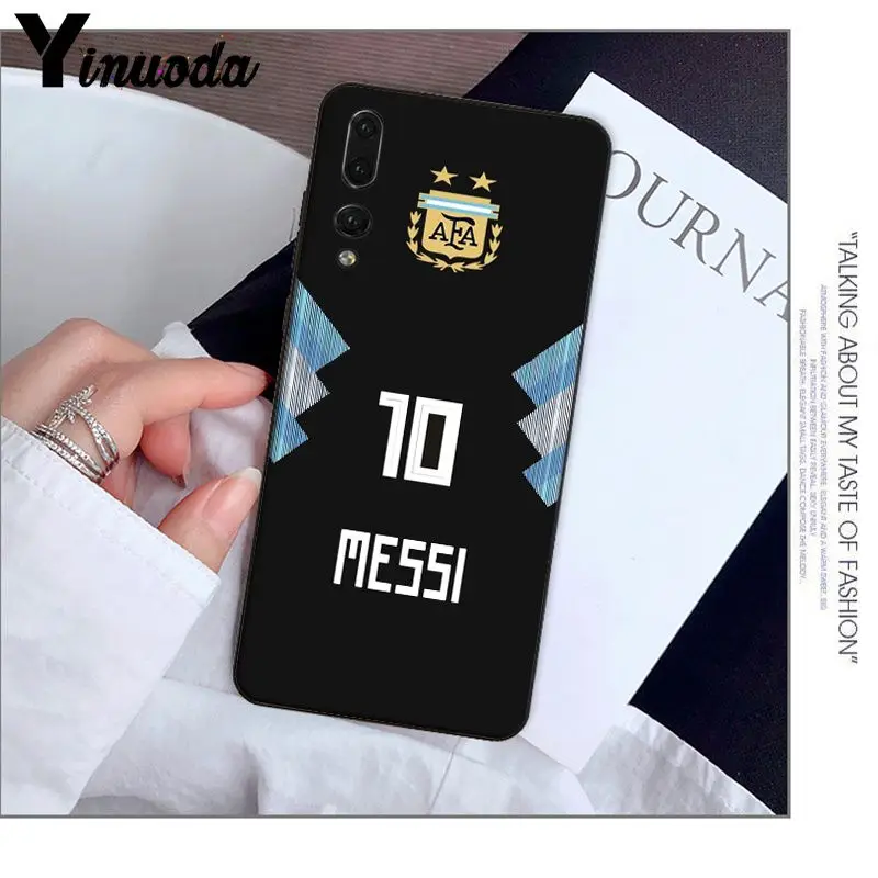 Yinuoda Lionel Messi DIY красивый чехол для телефона с рисунком для huawei Mate10 Lite P20 Pro P9 P10 Plus Mate9 10 Honor 10 View 10