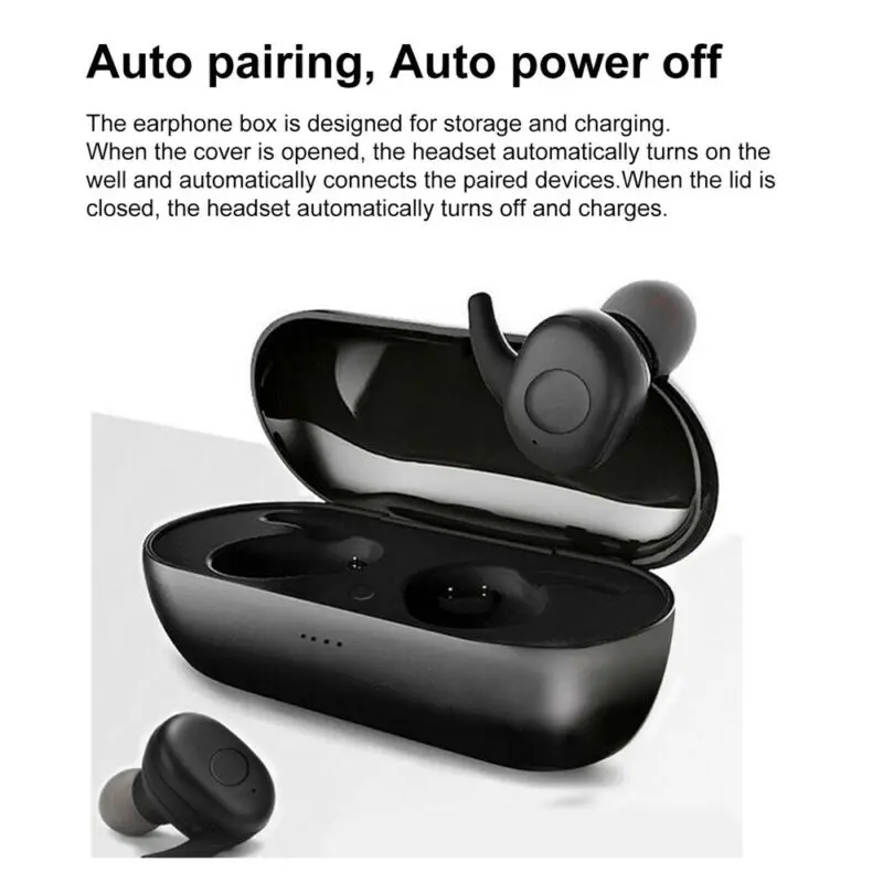 Мини TWS Bluetooth 5,0 Наушники Беспроводные водонепроницаемые наушники с сенсорным управлением стерео спортивные наушники игровые наушники