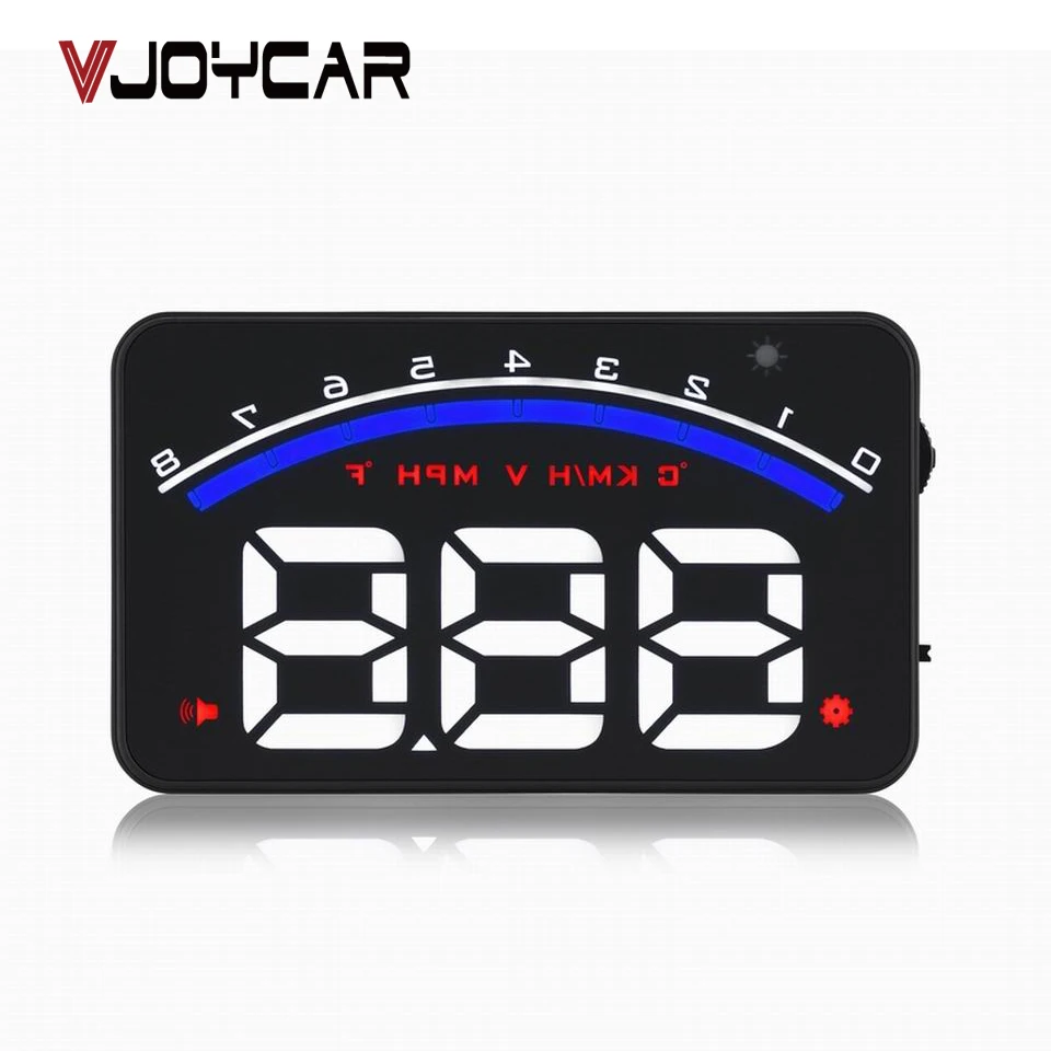 VJOYCAR M6 Hud OBD Head Up Display автомобильный Стайлинг Дисплей защита от превышения скорости