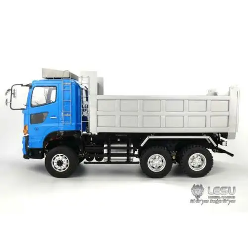 Модель Гидравлического самосвала 1/14 LESU HN 700 DIY Tmy 6x6 модель грузовика мотор ESC радио