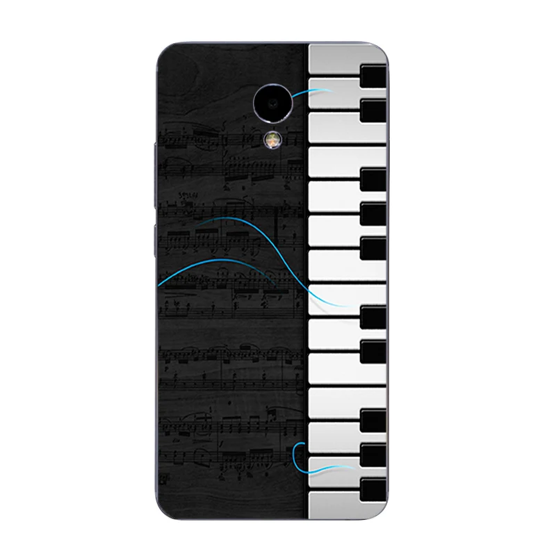 6375 06 Для Meizu M1 M2 M3 M5 M6 записная книжка для телефона Meilan M3 Note Pro в виде ракушки для Meizu M3 Max чехол ТПУ Музыкальные инструменты роспись - Цвет: 6375 06