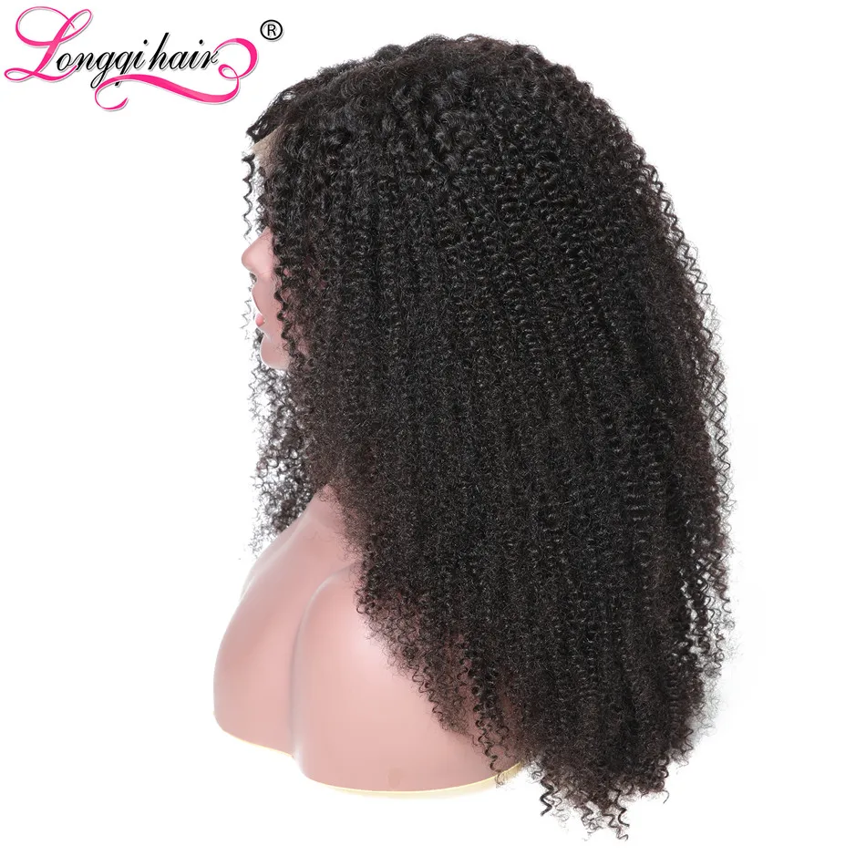 Длинные волосы афро кудрявый парик бразильские кружева передние человеческие