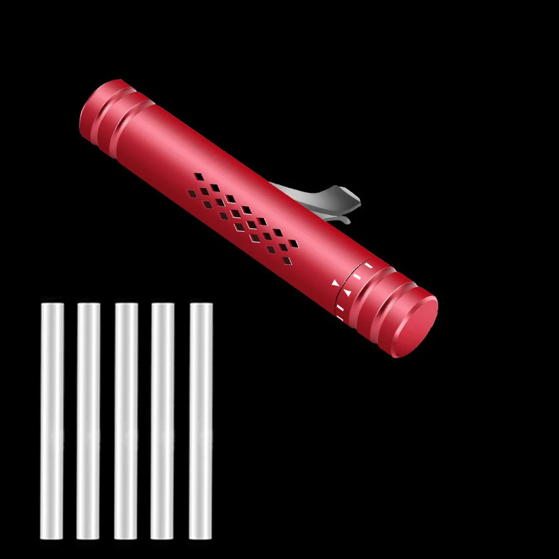 red-5stick IKSNAIL автомобильный твердый парфюм, Очищающий стойкий аромат, цветочный дезодорант, ароматизатор, автомобильный освежитель воздуха, палочка для ароматерапии, автомобильные аксессуары - Название цвета: red-5stick