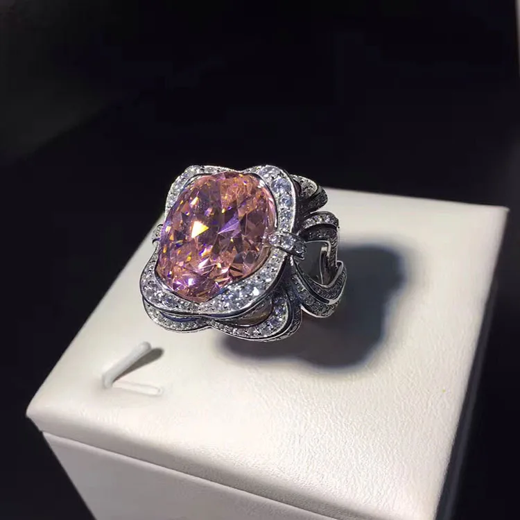 Qi Xuan_Fine Jewelry_Handmade Rings_S925 Твердые серебряные высокого класса ретро темперамент женские rings_завод прямые продажи