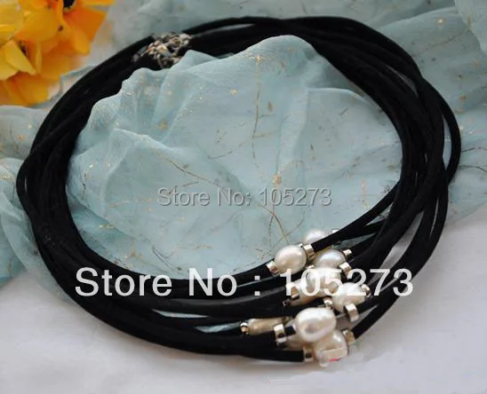 Verkaufen Neue Ankömmling Lady Partei Schmuck Großhandel 17'' Weiß Reis Natürliche Süßwasser Perle Seide Halskette 10 Teile/los Neues Freies Verschiffen