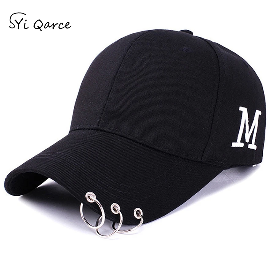 Бейсболка Snapback для мужчин и женщин SYi Qarce Регулируемая Кепка с буквами M Bone из 100%