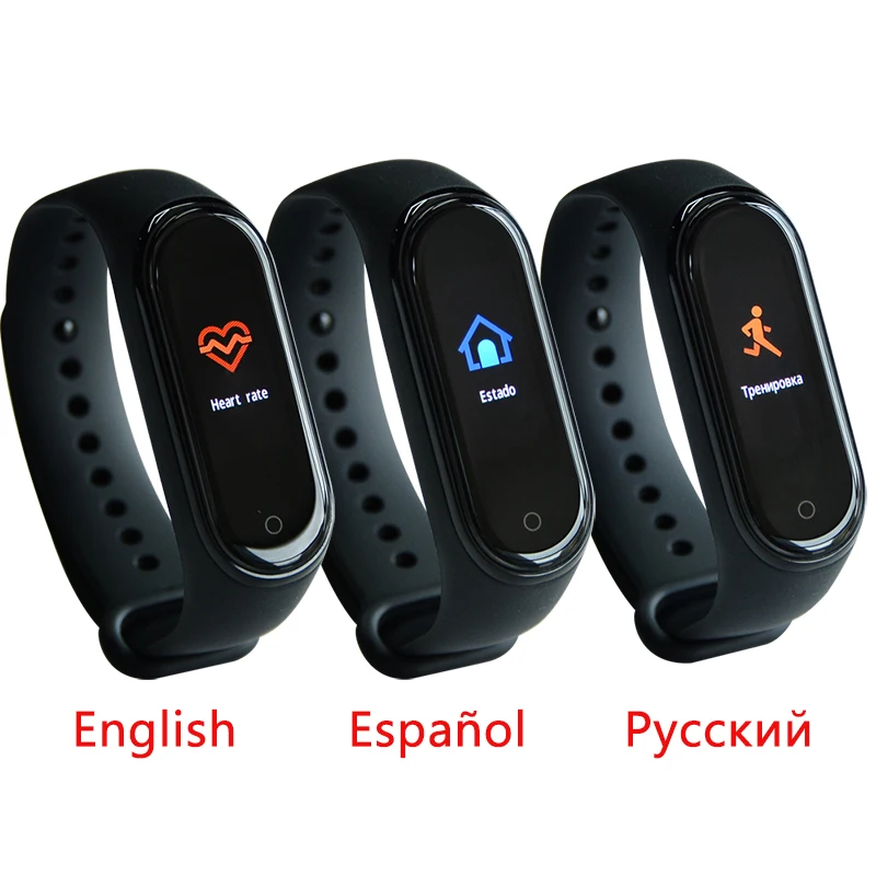 Xiaomi mi Band 4 глобальная Версия смарт-Браслет фитнес-трекер mi Band 4 браслет 5ATM водонепроницаемый 0,9" OLED экран пульсометр