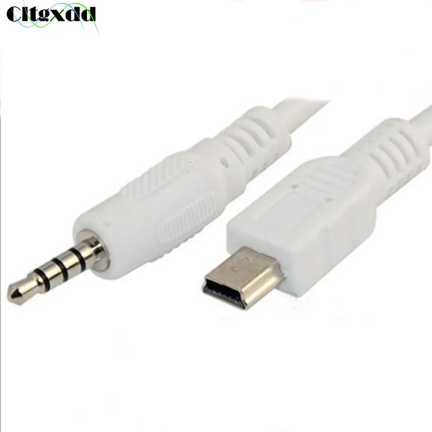 

10 шт., мини USB штекер 3,5 мм, 4-полюсный штекер, стерео штекер, адаптер, автомобильный Hi-Fi AUX аудио кабель для MP3 MP4 50 см HY1267