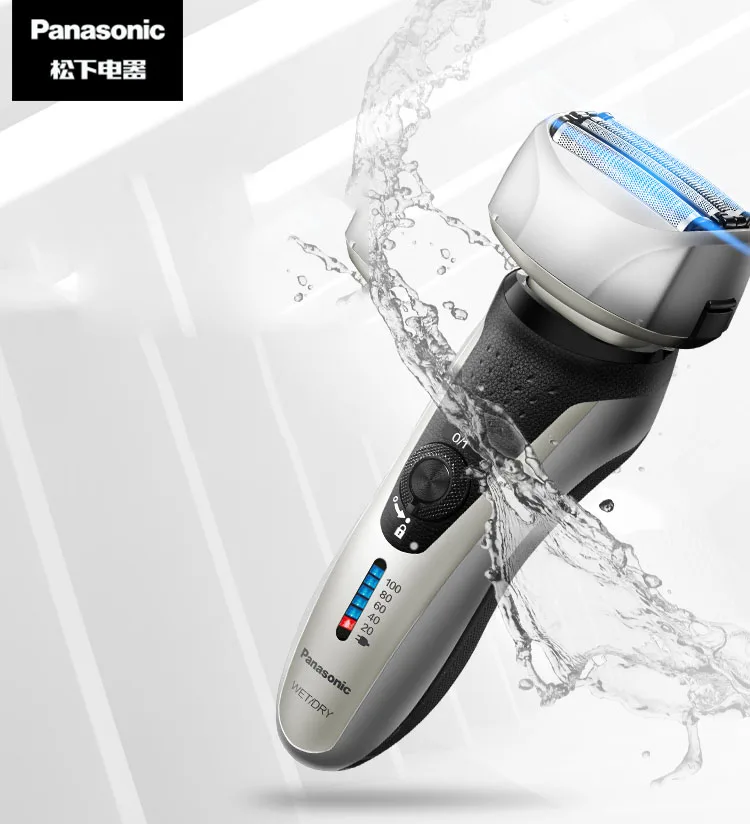 Panasonic Smart 4 режущая головка электробритва с быстрой зарядкой Бритва для мытья тела IPX7 Водонепроницаемая ES-RF41-N поддержка влажной и сухой