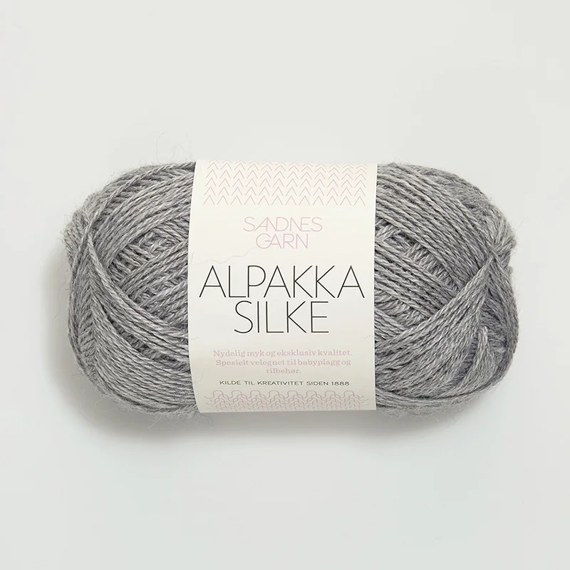 1*50 г мяч Sandnes Garn 70% alpakka 30% шелк смешанная пряжа ручной вязки пряжа шарф - Цвет: 1042
