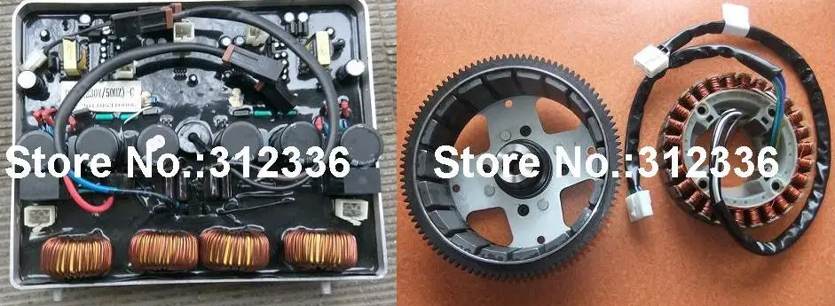 Инверторный генератор IG6000 AVR DU50 новая модель переменного тока в сборе 230 В/50 Гц