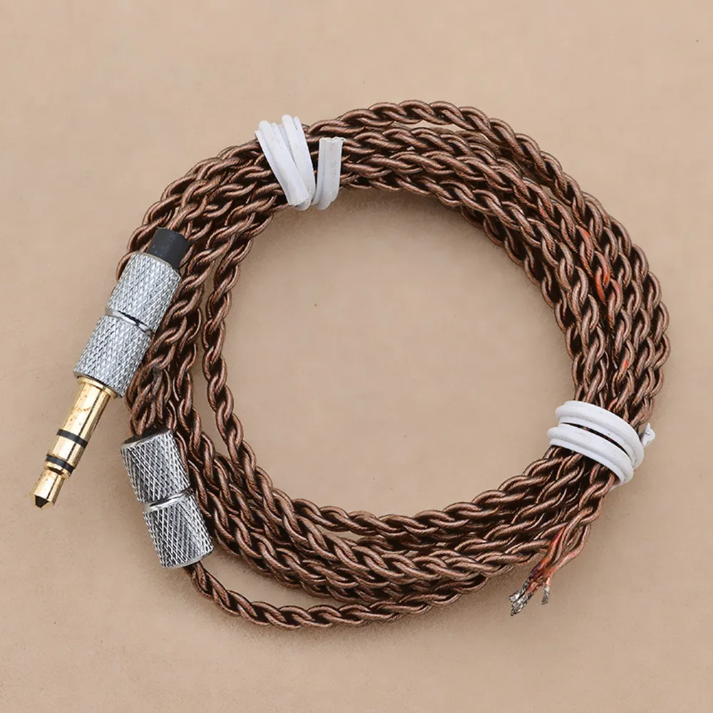 Новый 18-жильный однокристальный медный серебристый сменный провод FENGRU 6N для