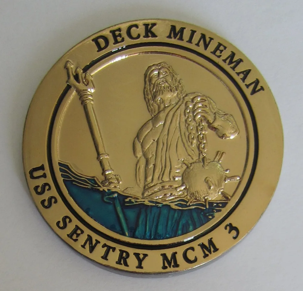

Top Quality High 3D Relief Enameled Antique Challenge Coins