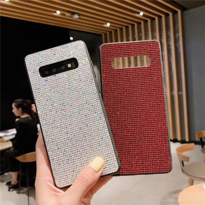 Роскошный блестящий чехол для телефона Samsung Galaxy A10 A20 A30 A40 A50 A70 M10 M20 M30 модные