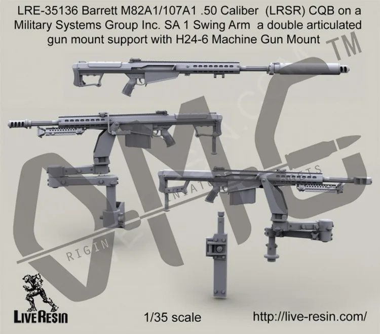 [Набор масштабных моделей] живая Смола LRE 35136 1/35 Barrett M82A1/107A1. 50 Калибр (LRSR) CQB на