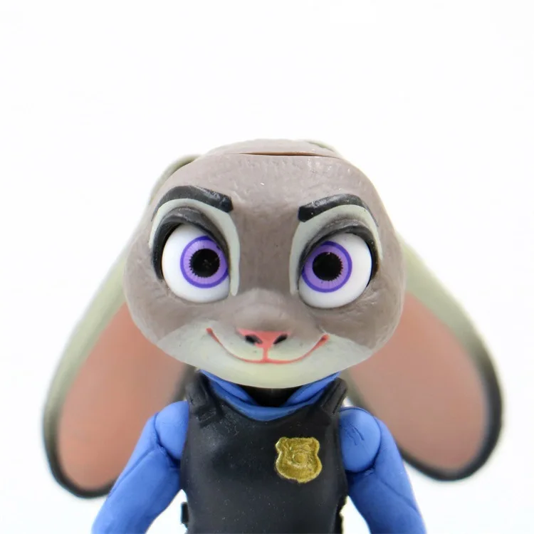 Zootopia/Zootropolis family Джуди хопс кролик ПВХ Фигурки классические модели игрушки лучшие рождественские подарки