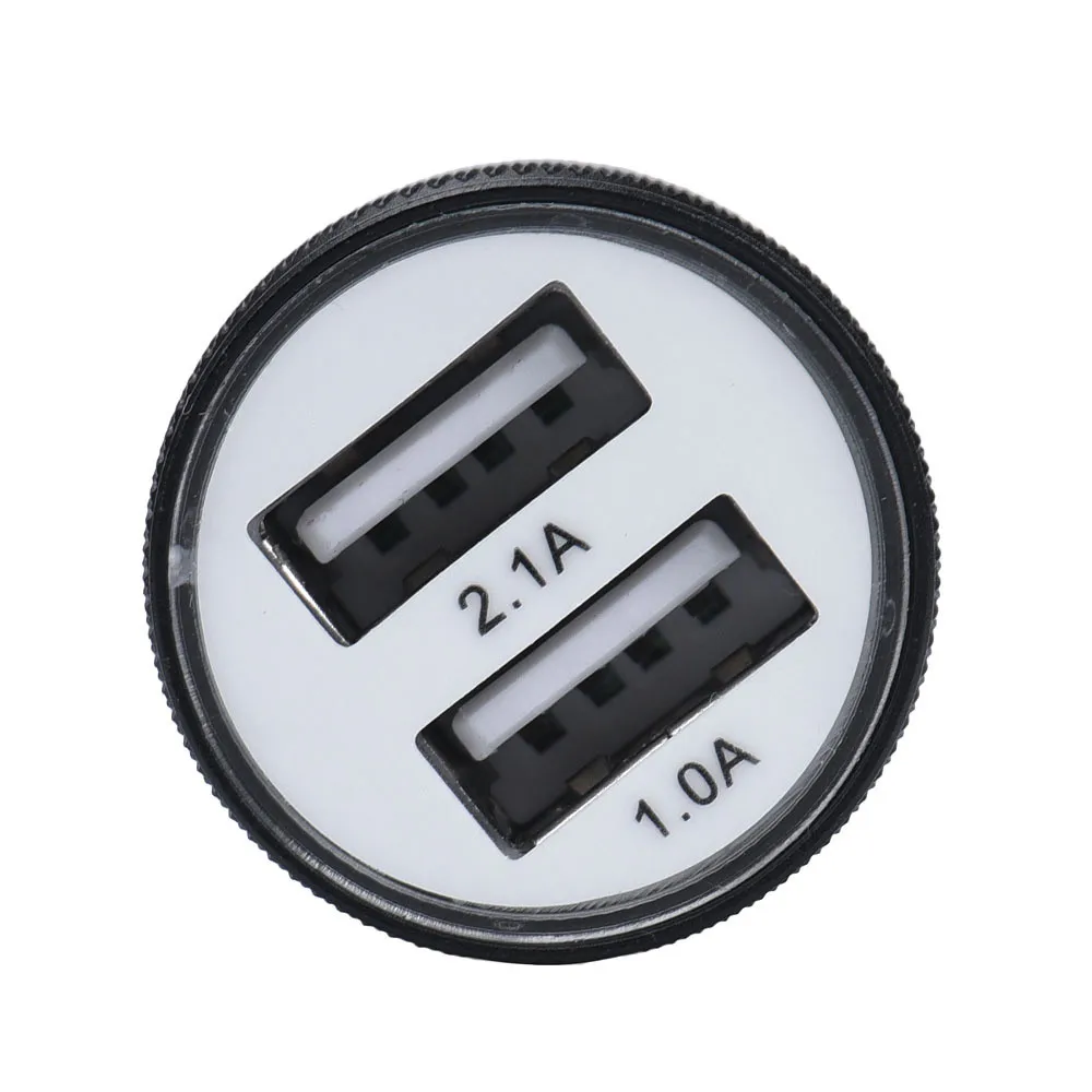 Двойной Переходник Usb для зарядки в машине mini aux usb Автомобильная розетка