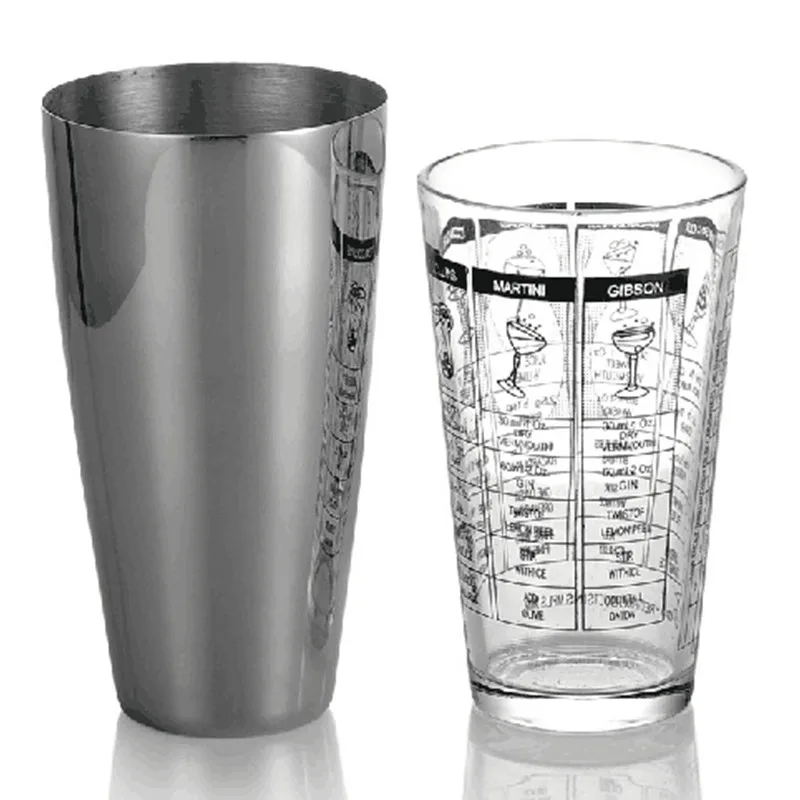 2 шт мартини комплект с Бостонским шейкером домашний бар инструменты 26 и 16oz|bar tools
