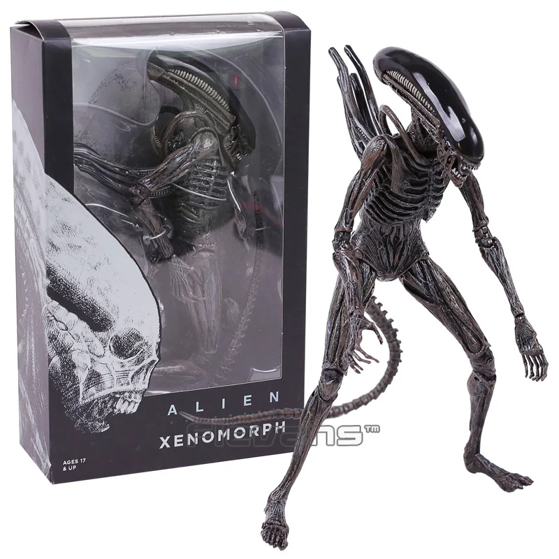 Xenomorph NECA Alien Covenant Xenomorph Neomorph Creature Pack ПВХ фигурка Коллекционная модель игрушки - Цвет: Xenomorph