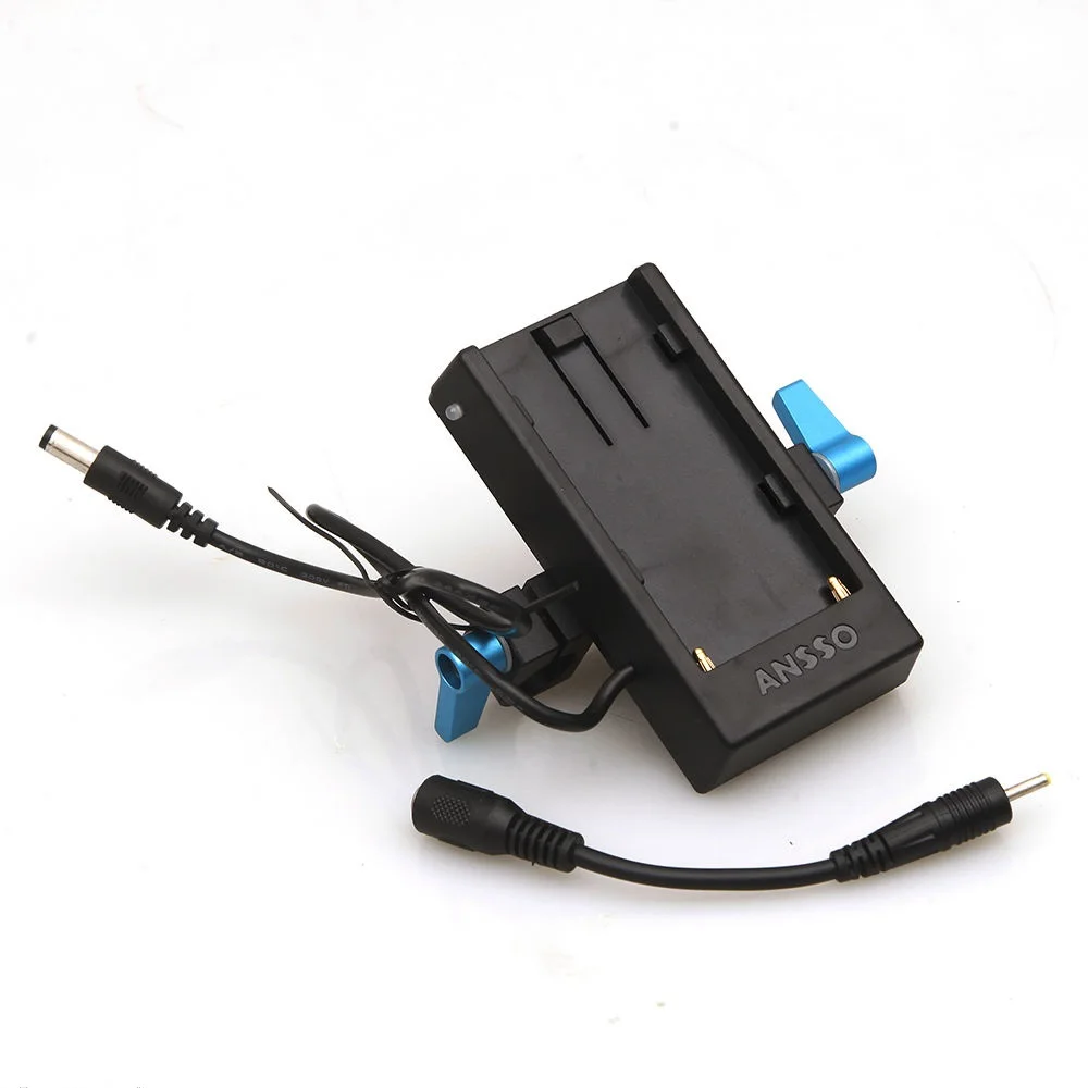 Новый адаптер для зарядки аккумулятора с зажимом 15 мм BMD BMCC BMPC 4K BMPCC Sony NP-F970 F970 |