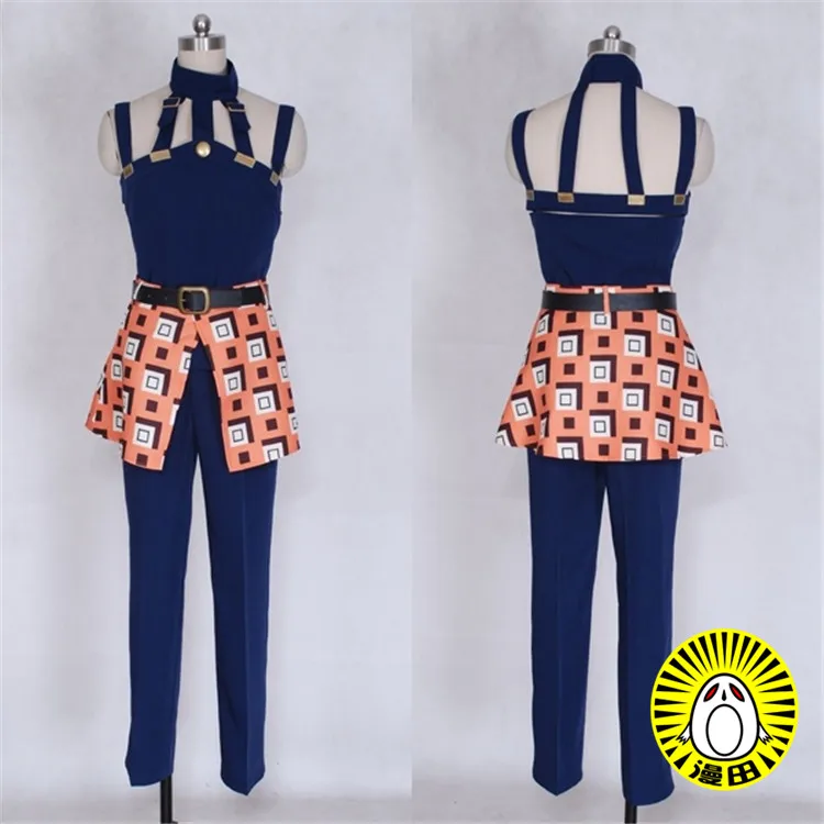 

JoJo's Bizarre Adventure Game Anime Cartoon Cos Ghirga Narancia Halloween Cosplay Man Woman Party Cosplay Costume