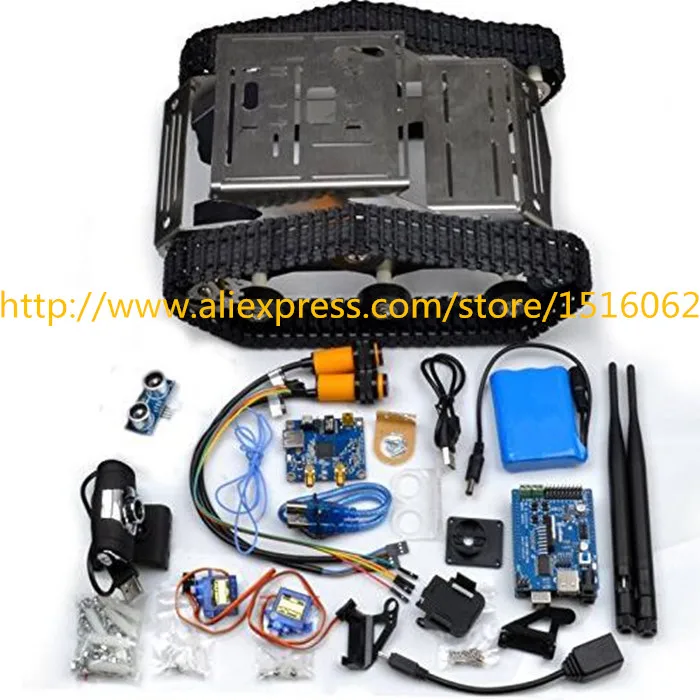 Беспроводной Wi-Fi Робот Автомобильный Комплект для Arduino/Hd Камера Ds Образования